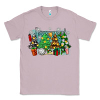 Lilac christmas trees with volleyball Classic Tee - Zillion Design Studio