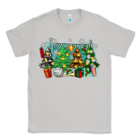 Moon Dust christmas trees with volleyball Classic Tee - Zillion Design Studio