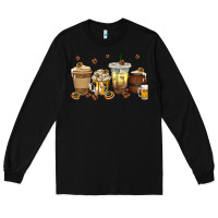Black beer coffee cups Long Sleeve Tee - texasbilliewilder