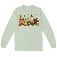 Matcha beer coffee cups Long Sleeve Tee - texasbilliewilder
