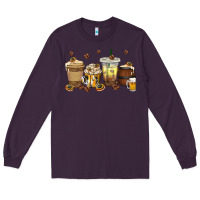 Plum beer coffee cups Long Sleeve Tee - texasbilliewilder
