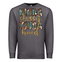 Charcoal Heather kinda classy kinda hood Premium Sweatshirt - JahusDesignShop