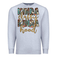 Heather Grey kinda classy kinda hood Premium Sweatshirt - JahusDesignShop