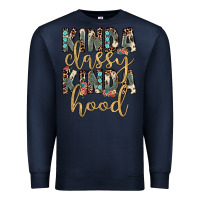 Navy kinda classy kinda hood Premium Sweatshirt - JahusDesignShop