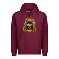 Burgundy whiskey bottle Premium Hoodie - Jasminsmagicworld