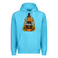 Ocean Blue whiskey bottle Premium Hoodie - Jasminsmagicworld