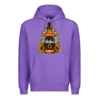 Purple whiskey bottle Premium Hoodie - Jasminsmagicworld