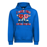 Cobalt i hate you less than other people Urban Hoodie - MaliasSmallBusiness