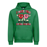 Emerald i hate you less than other people Urban Hoodie - MaliasSmallBusiness