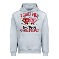 Heather Grey i hate you less than other people Urban Hoodie - MaliasSmallBusiness
