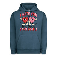 Pigment Midnight Navy i hate you less than other people Urban Hoodie - MaliasSmallBusiness
