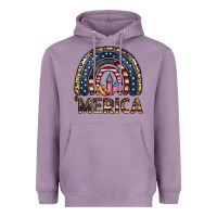 Lavender merica rainbow Heavyweight Hoodie - CowhideDigitalArt