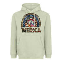 Matcha merica rainbow Heavyweight Hoodie - CowhideDigitalArt