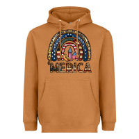 Meerkat merica rainbow Heavyweight Hoodie - CowhideDigitalArt
