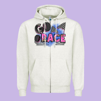 Go Race Zipper Hoodie Designed By Zillion Design Studio