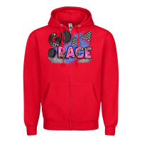 Red go race Zipper Hoodie - Zillion Design Studio