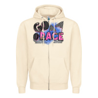 Sandshell go race Zipper Hoodie - Zillion Design Studio