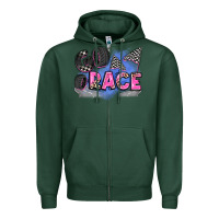 Sports Green go race Zipper Hoodie - Zillion Design Studio