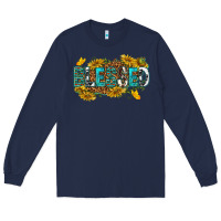 Navy blessed Long Sleeve Tee - texasbilliewilder
