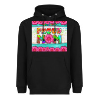 Black proud mom Heavyweight Hoodie - HRA Design Shop