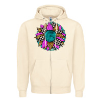 Sandshell race sunflower Zipper Hoodie - Zillion Design Studio