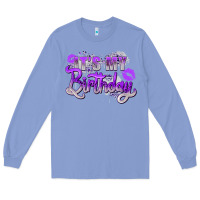 Colony Blue purple its my birthday Long Sleeve Tee - Zillion Design Studio