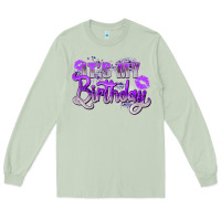Matcha purple its my birthday Long Sleeve Tee - Zillion Design Studio