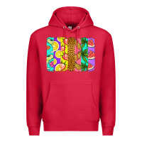 Cardinal summer brushstroke Premium Hoodie - Jasminsmagicworld