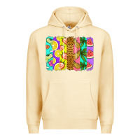 Pina Colada summer brushstroke Premium Hoodie - Jasminsmagicworld