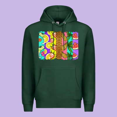 Summer Brushstroke Premium Hoodie Designed By Jasminsmagicworld