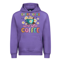 Tulip great ideas come after coffee Urban Hoodie - MaliasSmallBusiness