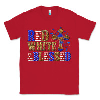 Red red white and blessed Classic Tee - texasbilliewilder