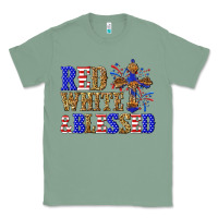 Sage red white and blessed Classic Tee - texasbilliewilder