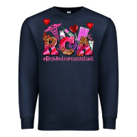 Navy valentines day rca resident care assistant Premium Sweatshirt - AdoDesignShop