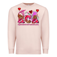 Pale Pink valentines day rca resident care assistant Premium Sweatshirt - AdoDesignShop