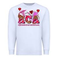 White valentines day rca resident care assistant Premium Sweatshirt - AdoDesignShop