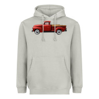 Moon Dust western red truck right side view Heavyweight Hoodie - FaDigitalArtStudio