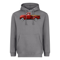 Storm western red truck right side view Heavyweight Hoodie - FaDigitalArtStudio