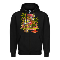 Black summer alabama Zipper Hoodie - texasbilliewilder