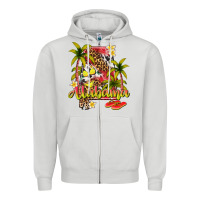 Dove Grey summer alabama Zipper Hoodie - texasbilliewilder