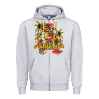 Heather Grey summer alabama Zipper Hoodie - texasbilliewilder