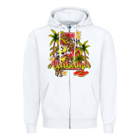 White summer alabama Zipper Hoodie - texasbilliewilder