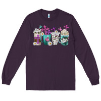 Plum blessed coffee cups Long Sleeve Tee - texasbilliewilder