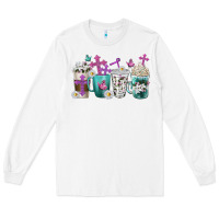 White blessed coffee cups Long Sleeve Tee - texasbilliewilder