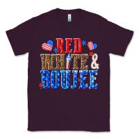 Plum red white and boujee billie wilder Classic Tee - texasbilliewilder