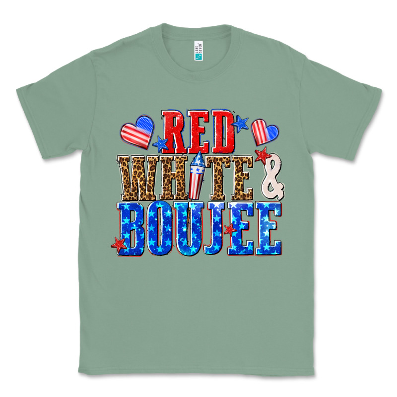 Red White And Boujee Billie Wilder Classic Tee by texasbilliewilder | Teevron