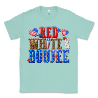 Seafoam red white and boujee billie wilder Classic Tee - texasbilliewilder