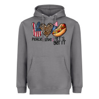 Storm peace love let's get it Heavyweight Hoodie - CowhideDigitalArt