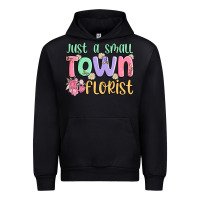 Black just a small town florist Urban Hoodie - MaliasSmallBusiness