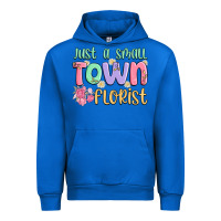 Cobalt just a small town florist Urban Hoodie - MaliasSmallBusiness